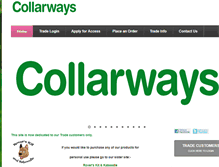 Tablet Screenshot of collarways.co.uk